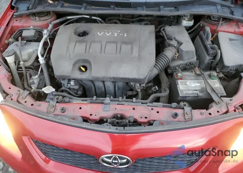 2010 Toyota Corolla Base z USA, uszkodzony, nr VIN 2T1BU4EE7AC274179